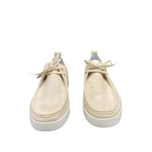 Everlane Shoes Men's Size 11.5 The Desert Pebble Suede Lace Up Comfy In Sand